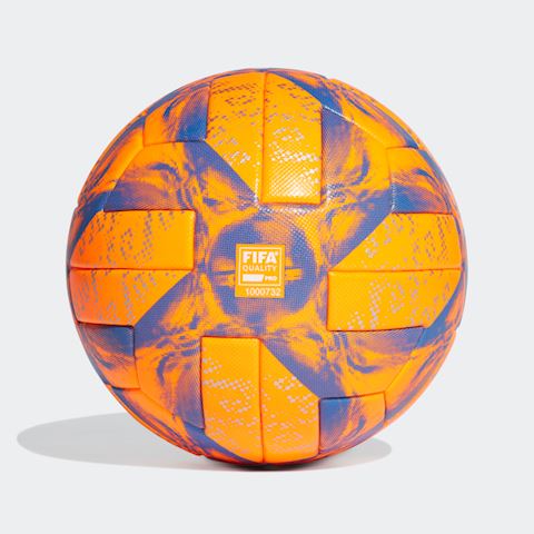 Adidas Conext19 Fifa Approved Official Match Winter Football, 'Solar Orange/Football Blue/White-Silver Metallic'