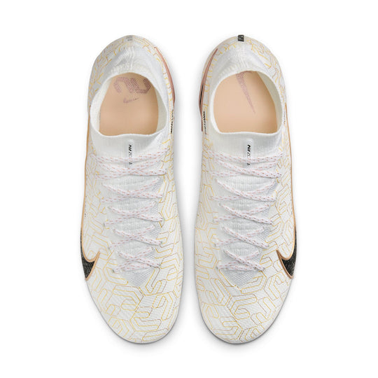 Nike Zoom Superfly 9 Elite FG WIN 'White/Black-Metallic Gold'