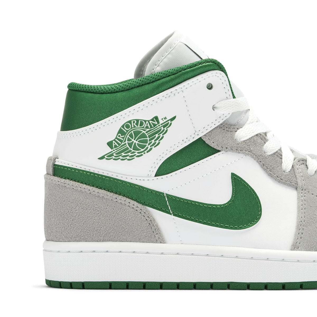 Air Jordan 1 Mid SE 'White/Pine Green-Smoke Grey'