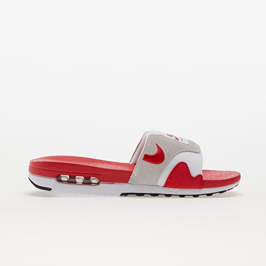 Nike Air Max 1 Slide 'White/University Red-Black'