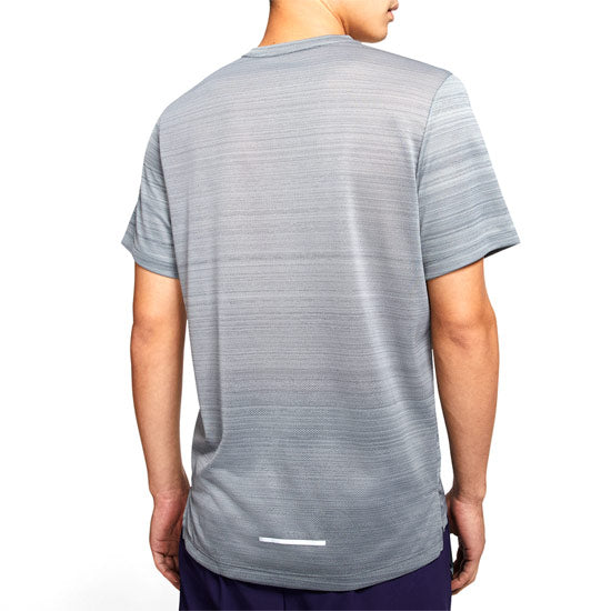 Nike Breathe Dri-Fit Miler 1.0 Running T Shirt 'Smoke Grey/ Reflective Silver'