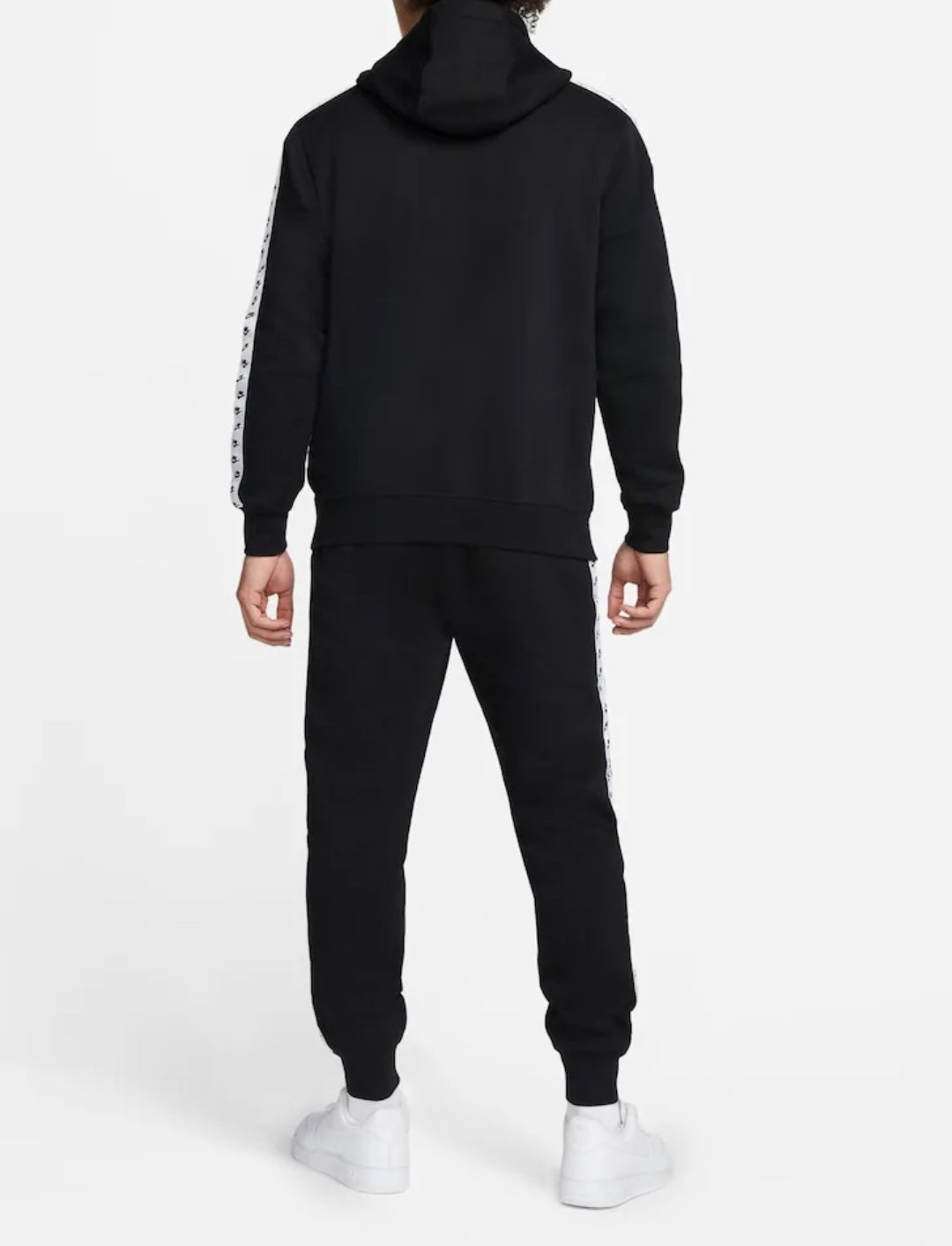 Nike Sportswear Essential Hooded Tracksuit (Black)