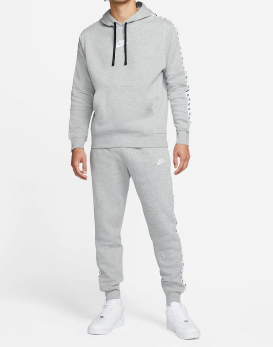 Nike Sportswear Essential Hooded Tracksuit (Grey)