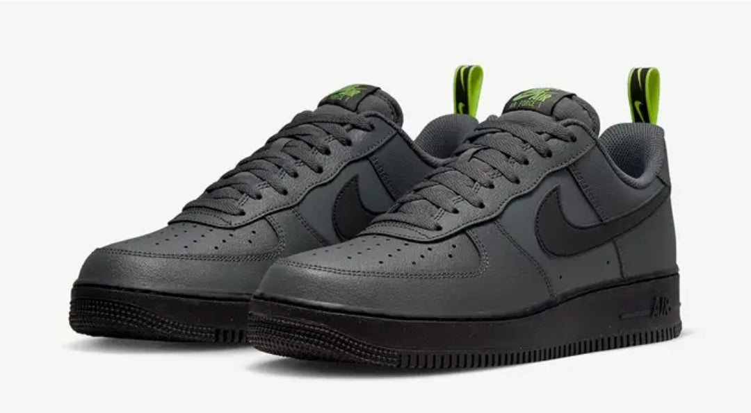 Nike Air Force 1 '07 'Iron Grey Volt'