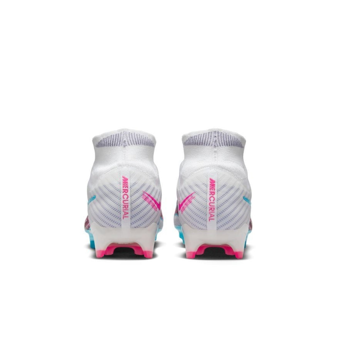 Nike Zoom Superfly 9 Elite FG 'White/Baltic Blue-Pink Blast'