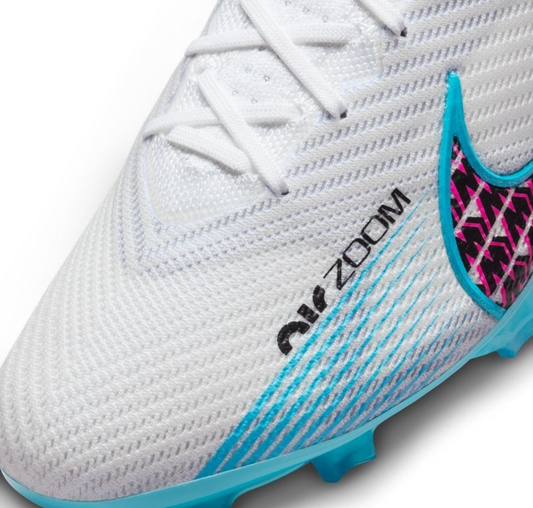 Nike Zoom Superfly 9 Elite FG 'White/Baltic Blue-Pink Blast'