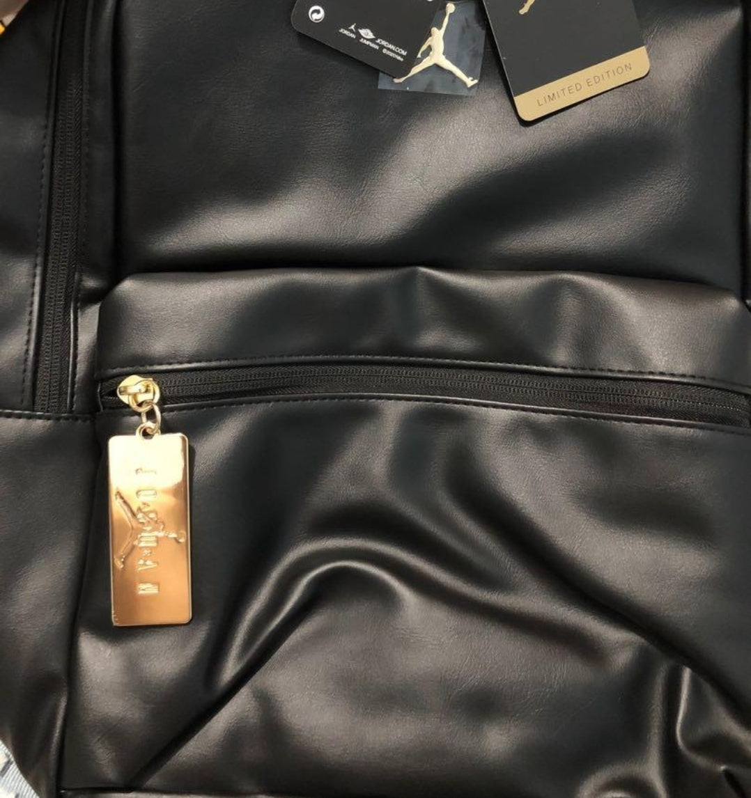 Jordan Backpack LE (Large) Black/Black-Gold