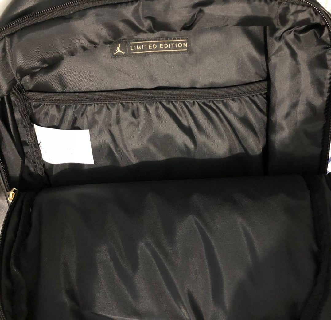 Jordan Backpack LE (Large) Black/Black-Gold