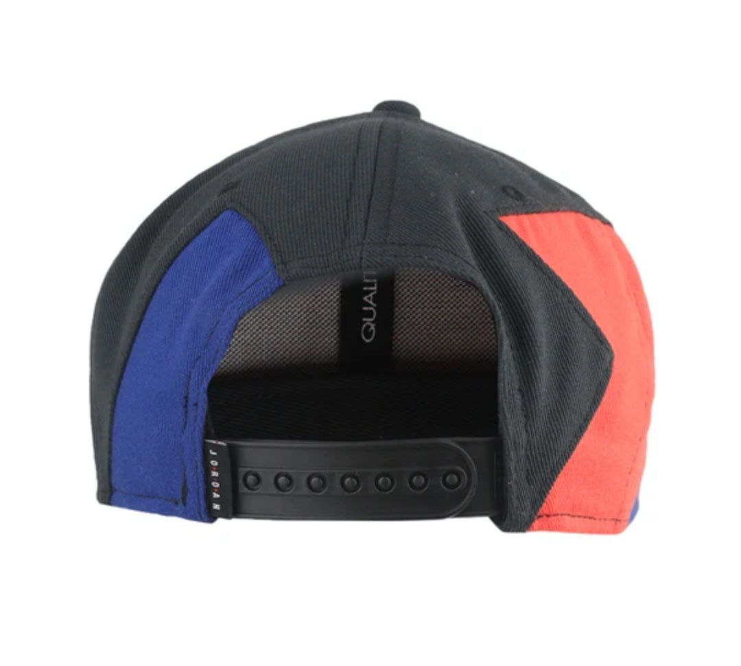 Air Jordan Pro Jumpman Snapback Cap 'Black/Black-Infrared-Blue'