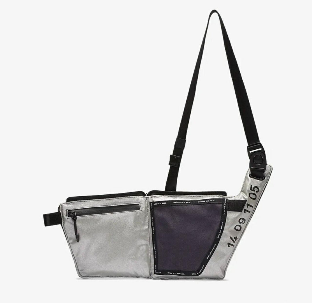 Nike Breathe Pro Cross-Body Bag 'Gridiron/Silver-Black'