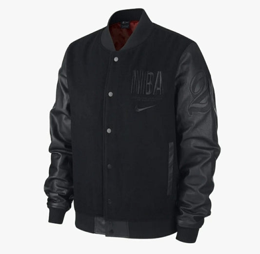 Nike Courtside 'Paris' NBA Destroyer Jacket 'Black/University Red-Black'