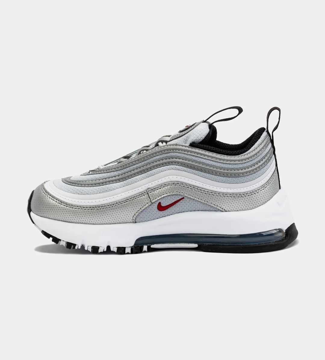 Nike Air Max 97 QS 'Silver Bullet' (PS) Metallic Silver/Varsity Red