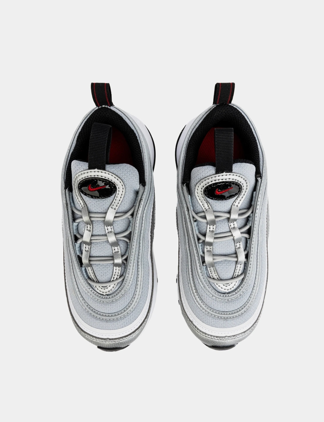 Nike Air Max 97 QS 'Silver Bullet' (PS) Metallic Silver/Varsity Red