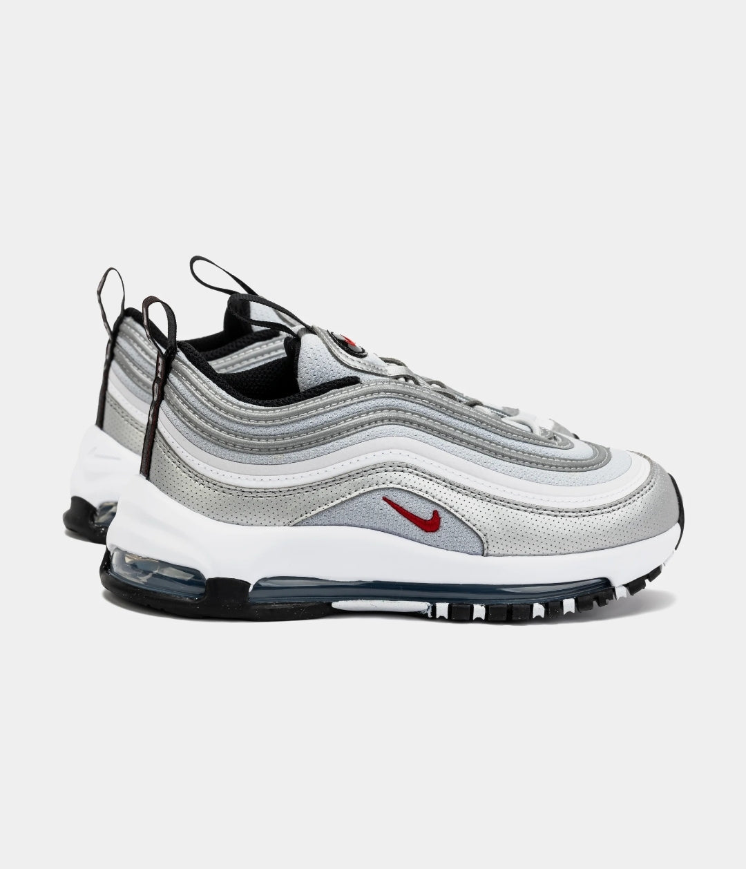 Nike Air Max 97 QS 'Silver Bullet' (PS) Metallic Silver/Varsity Red