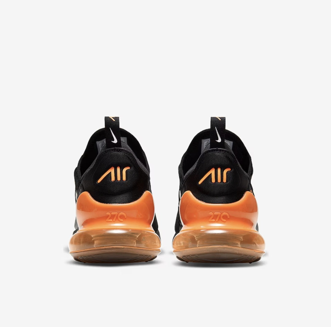 Nike Air Max 270 'Black/Metallic Silver-Total Orange'