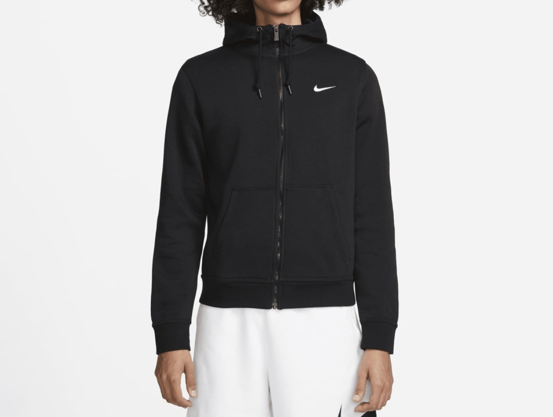 Nike Club Fleece Tracksuit (Zip Hoodie/Joggers) 'Black/Black-White'