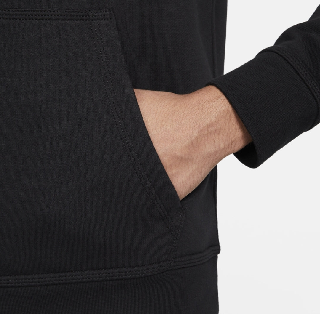 Nike Club Fleece Tracksuit (Zip Hoodie/Joggers) 'Black/Black-White'