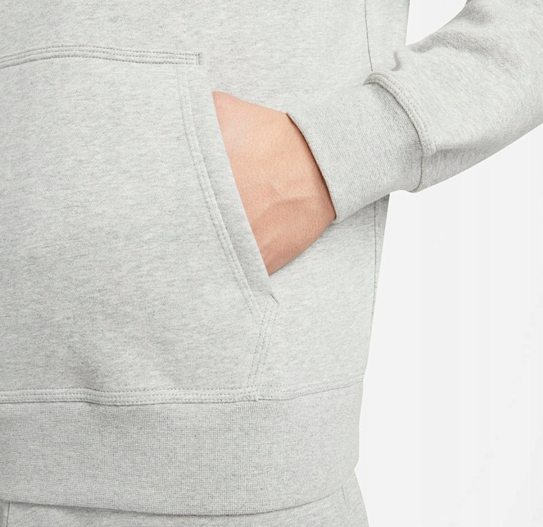 Nike Club Fleece Tracksuit (Pullover Hoodie/Joggers) 'Grey/Grey-White'