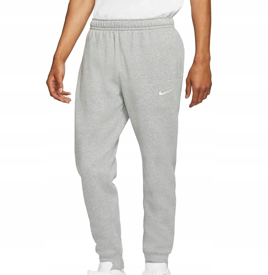 Nike Club Fleece Tracksuit (Pullover Hoodie/Joggers) 'Grey/Grey-White'