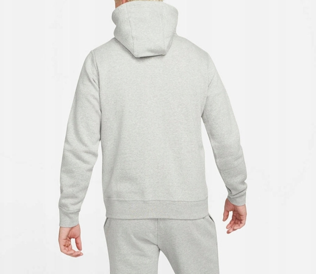 Nike Club Fleece Tracksuit (Pullover Hoodie/Joggers) 'Grey/Grey-White'