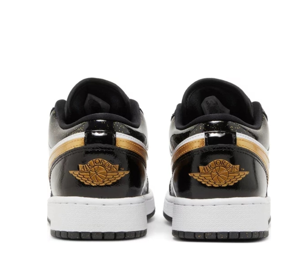 Air Jordan Low SE (GS) "Gold Toe" 'Black/Metallic Gold-White'