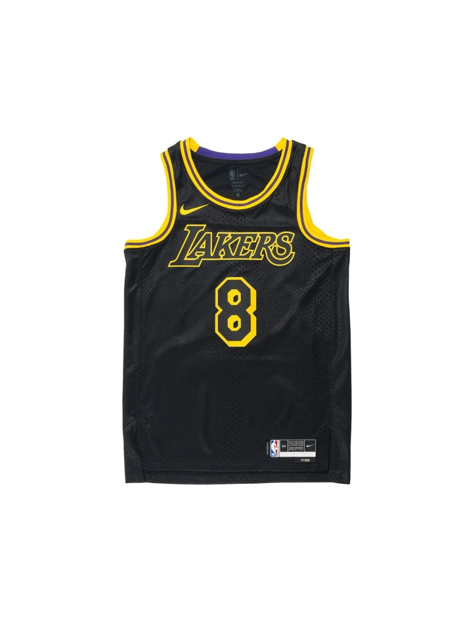 Nike Dri-Fit Kobe Bryant Los Angeles Lakers City Edition Swingman Jersey 'Black/Yellow-Purple'