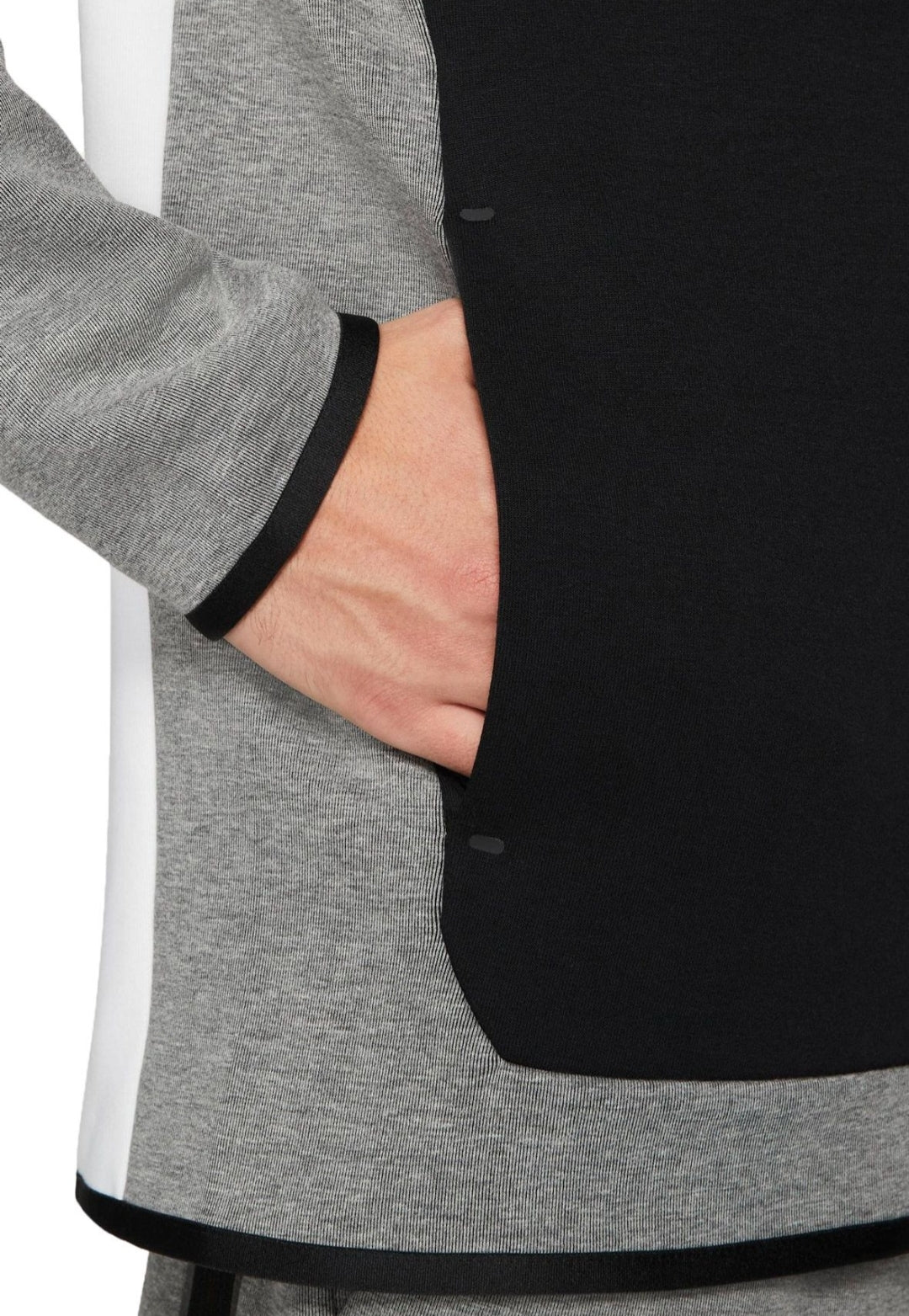 Nike Tech Fleece Full Tracksuit 'White/Black-Carbon Heather-Black'