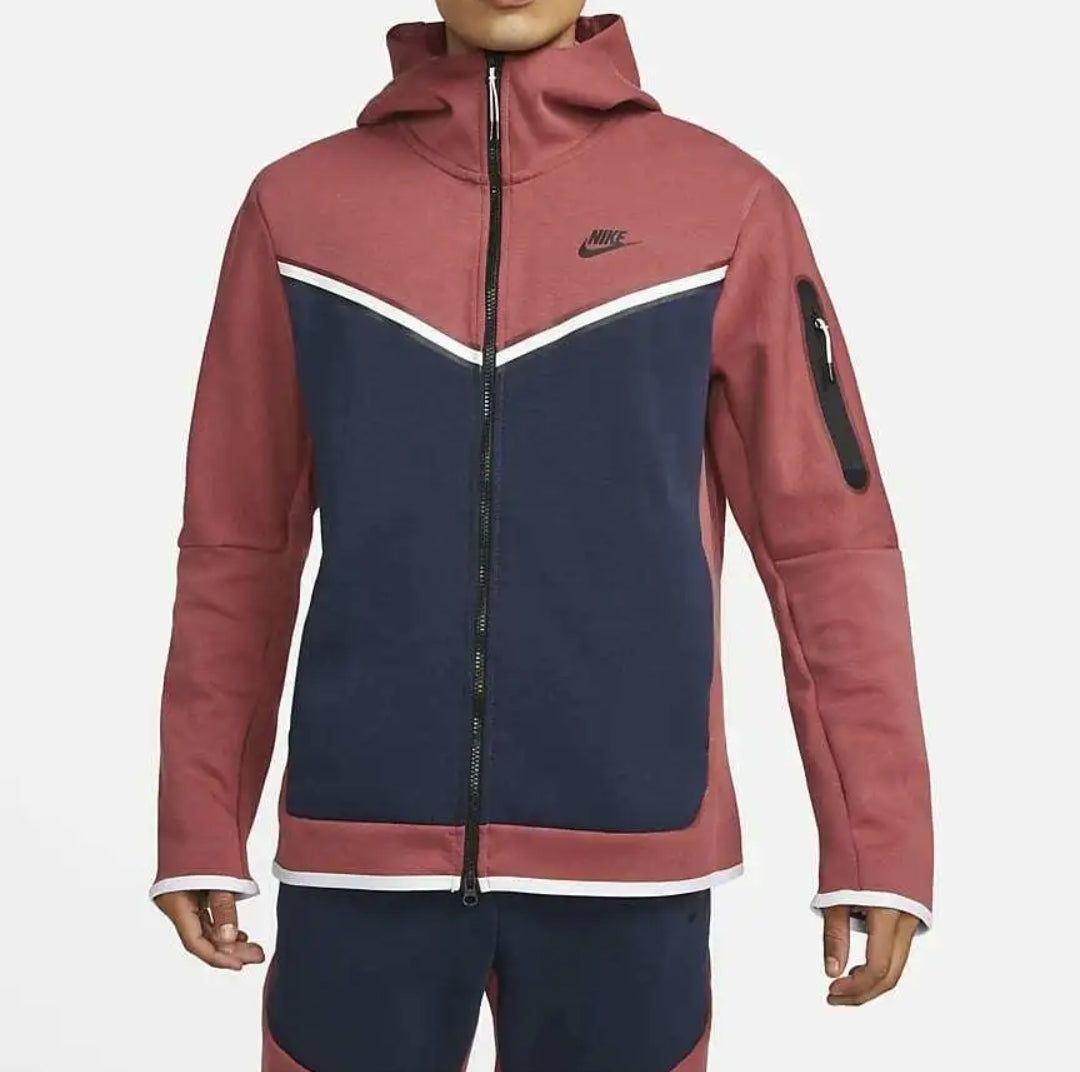 Nike Tech Fleece Full Tracksuit 'Cedar/Obsidian-Black'