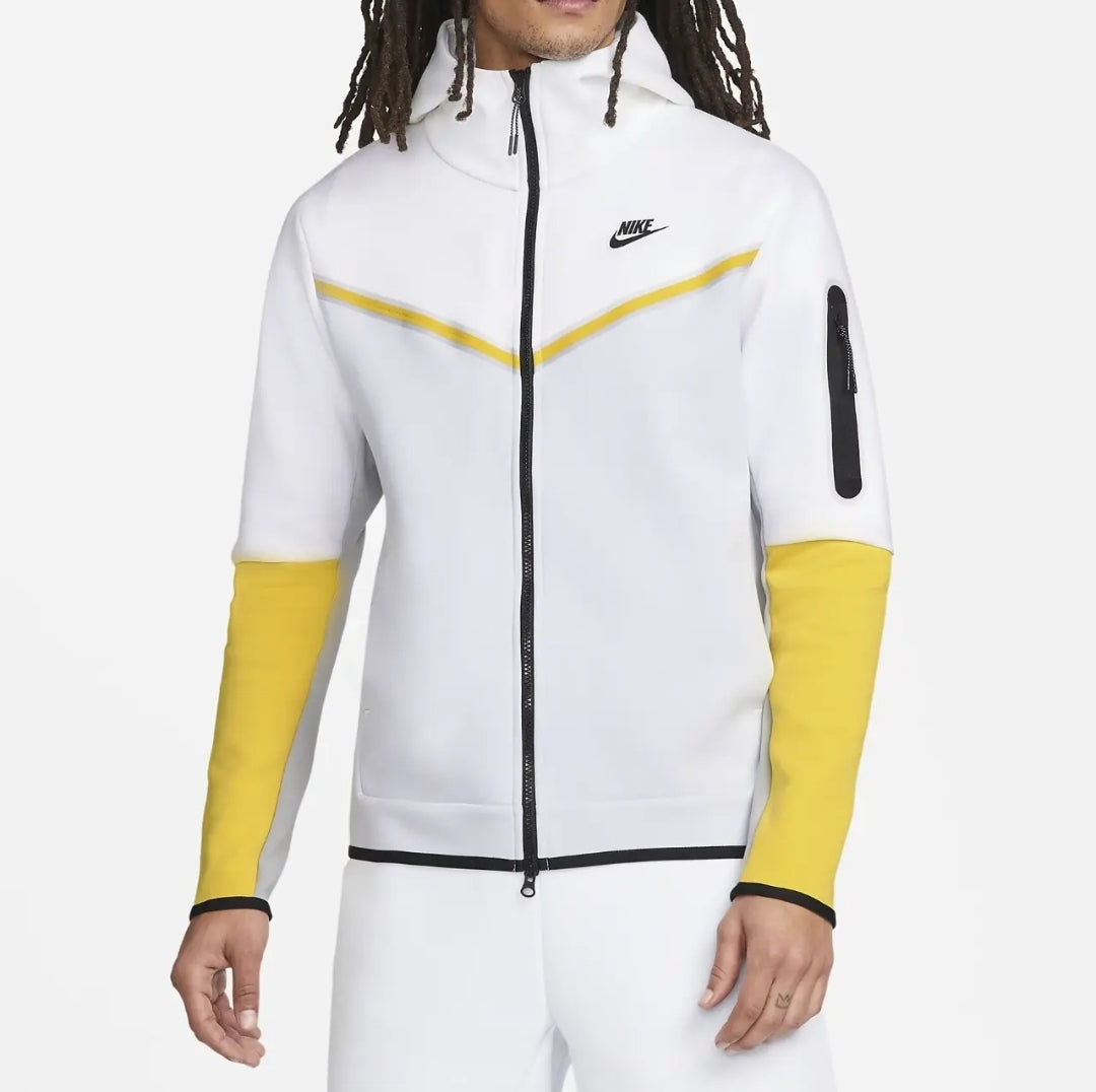 Nike Tech Fleece Full Tracksuit 'White/Football Grey-Vivid'