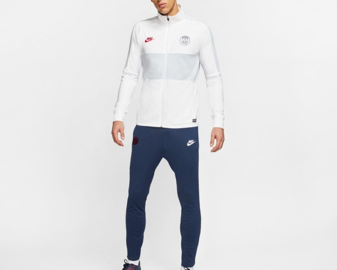 Nike Paris Saint-Germain 'PSG' Dri-Fit Strike Tracksuit 'White/University Red-Midnight Navy'