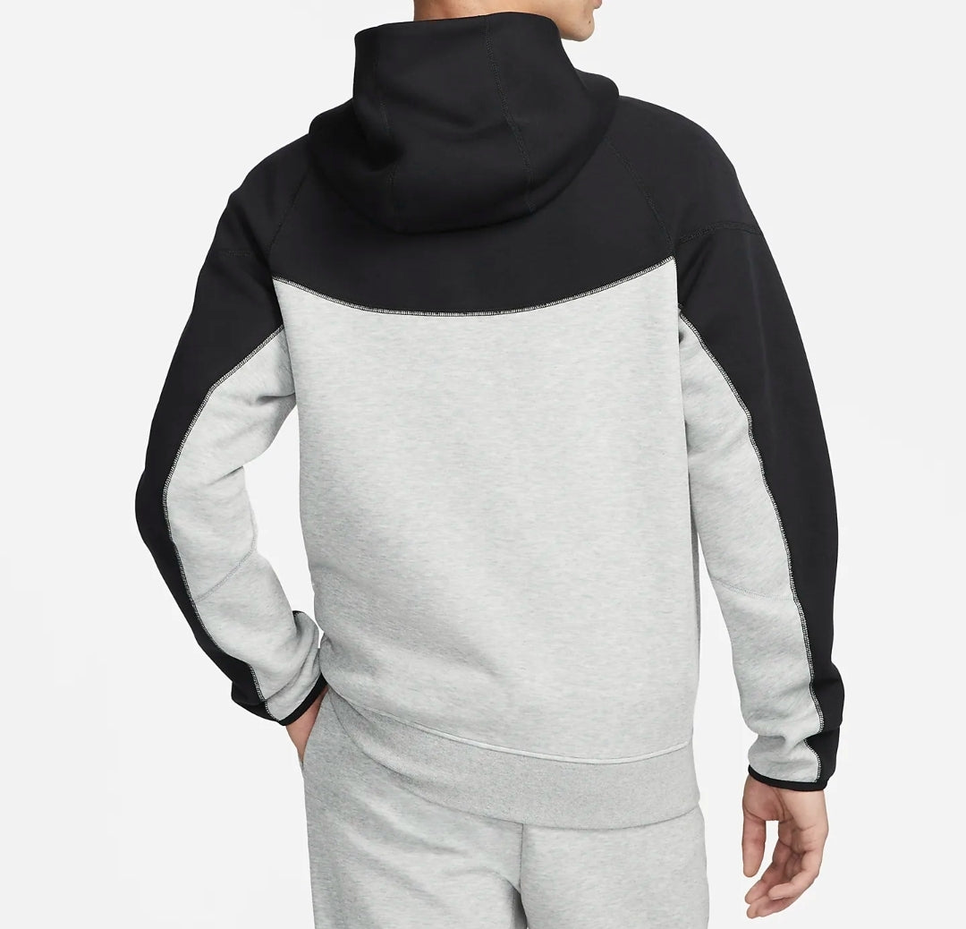 Nike Sportswear Tech Fleece Windrunner Tracksuit 'Dark Grey Heather/Black-White'