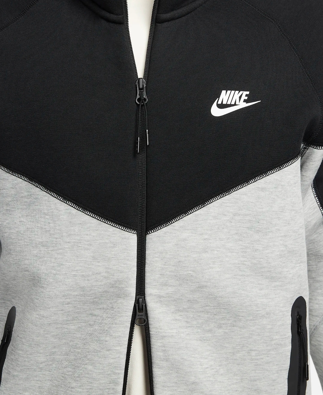 Nike Sportswear Tech Fleece Windrunner Tracksuit 'Dark Grey Heather/Black-White'