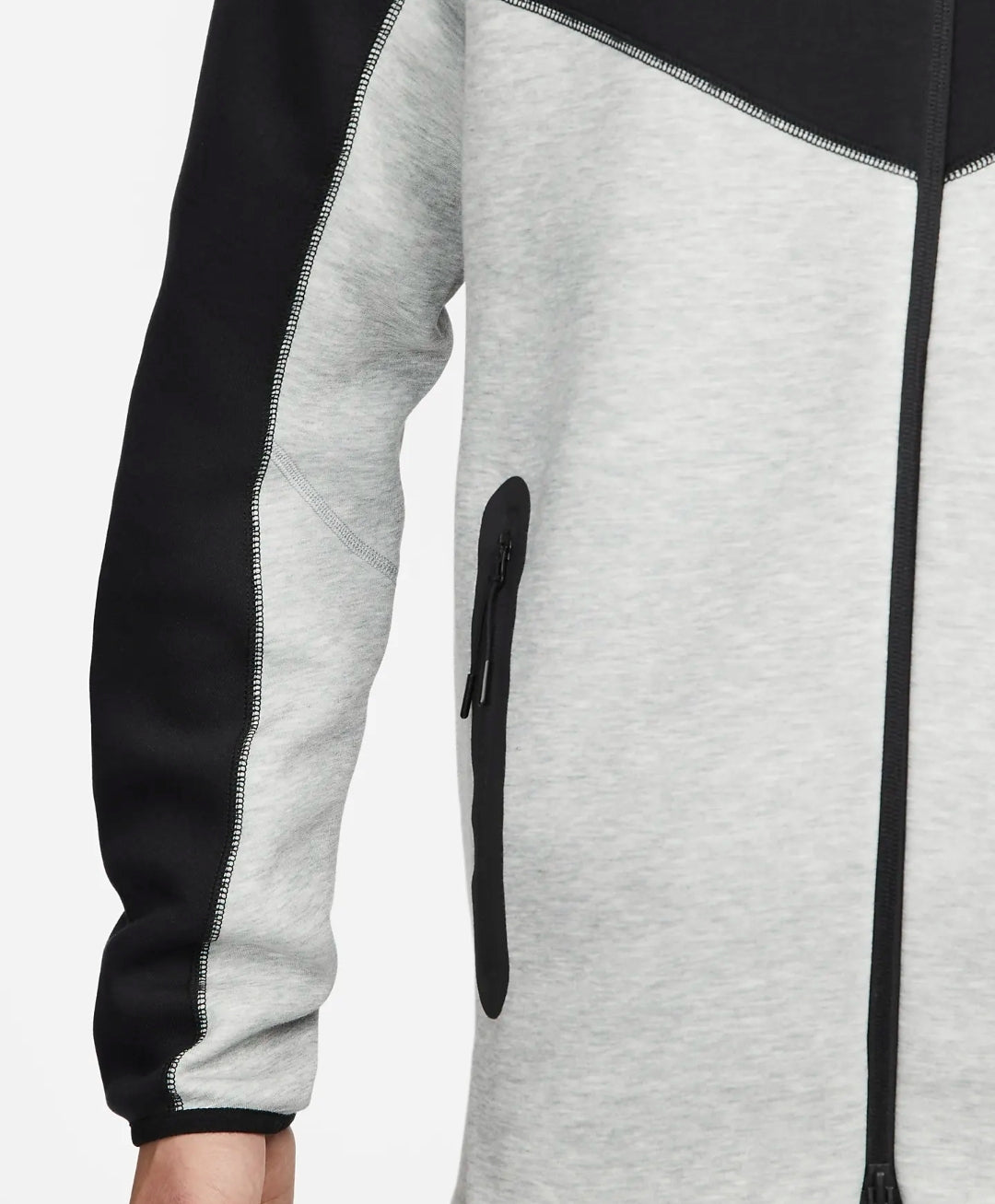 Nike Sportswear Tech Fleece Windrunner Tracksuit 'Dark Grey Heather/Black-White'