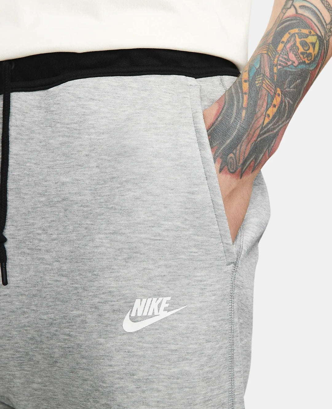 Nike Sportswear Tech Fleece Windrunner Tracksuit 'Dark Grey Heather/Black-White'