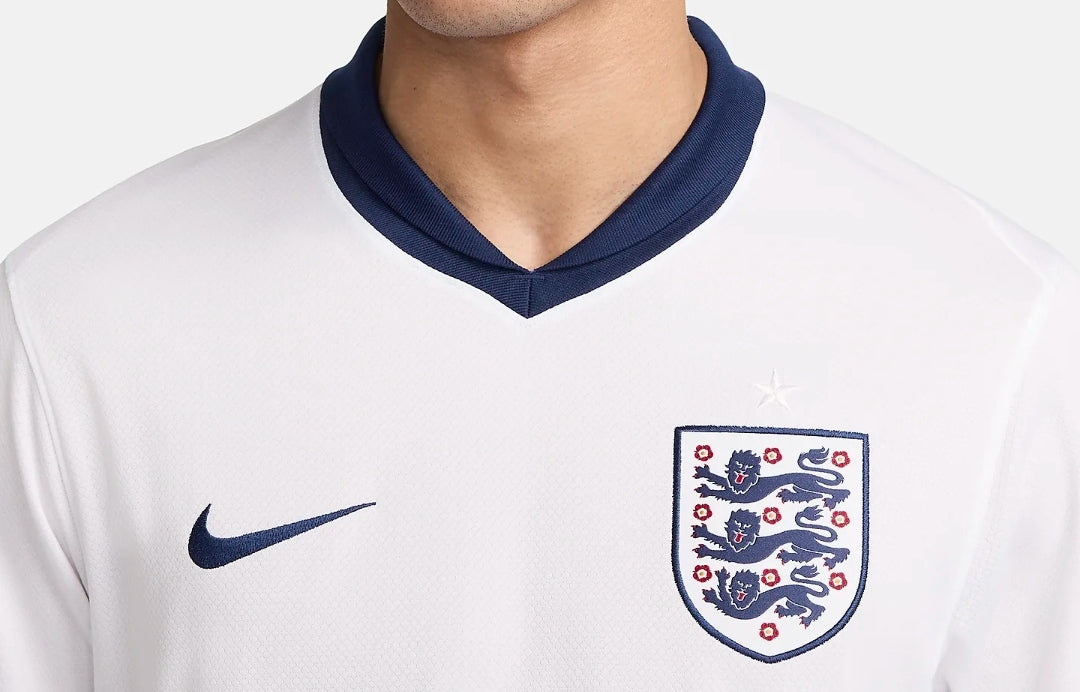 Nike Dri-Fit England 24/25 Stadium Home Football Shirt 'White/Blue Void'