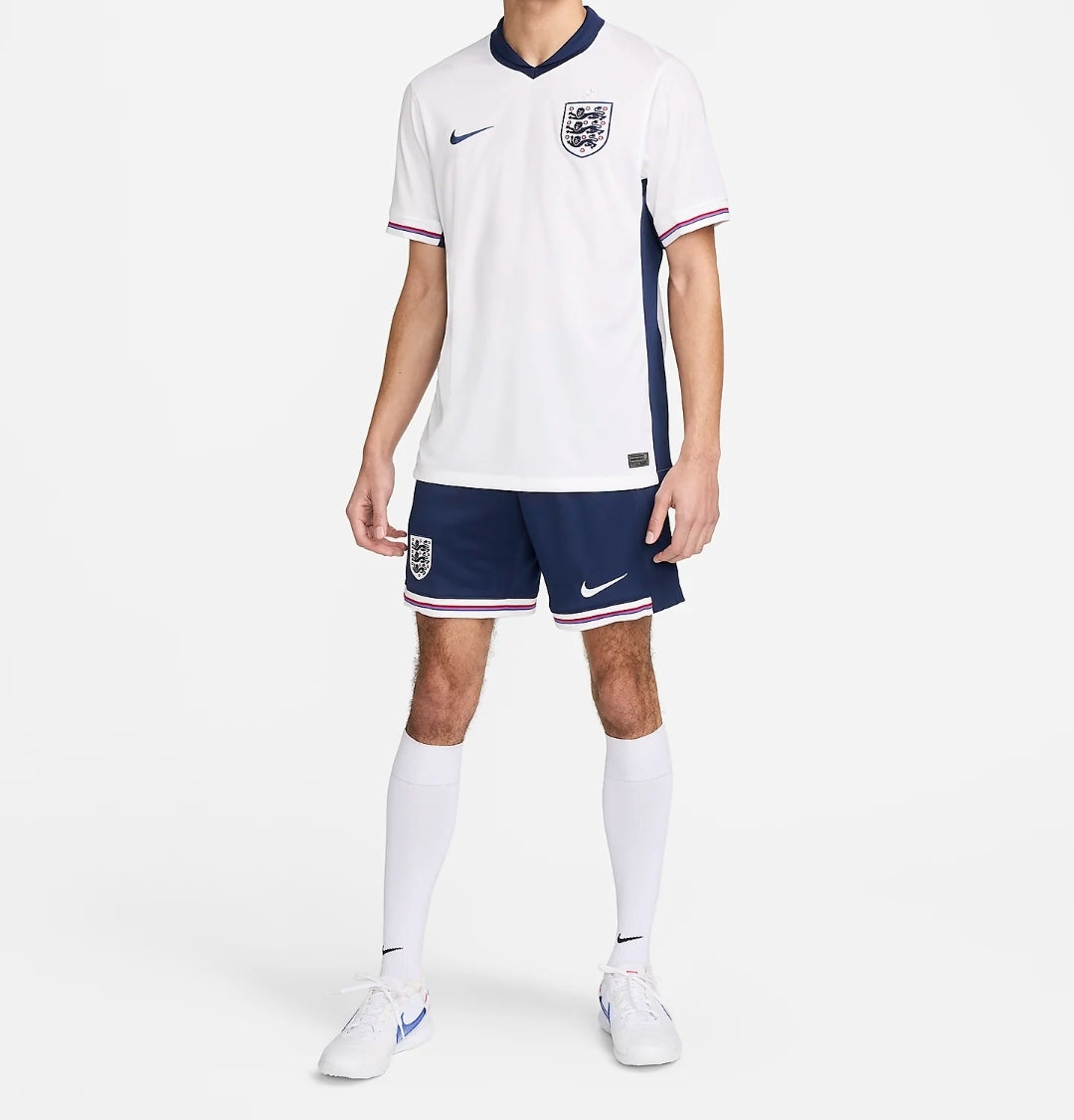 Nike Dri-Fit England 24/25 Stadium Home Football Shirt 'White/Blue Void'