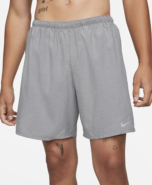 Nike Challenger Dri-Fit 7Inch Brief-Lined Running Shorts 'Grey Heather/Reflective Silver'