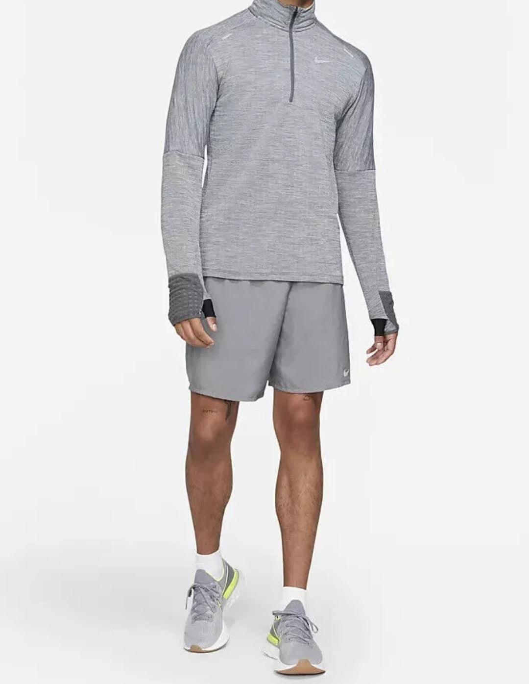 Nike Challenger Dri-Fit 7Inch Brief-Lined Running Shorts 'Grey Heather/Reflective Silver'