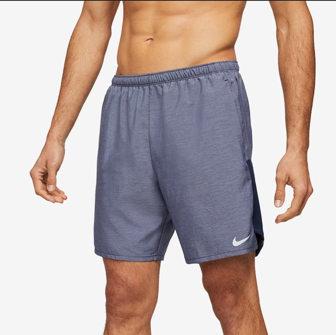 Nike Challenger Dri-Fit 7Inch Brief-Lined Running Shorts 'Obsidian/Heather-Reflective Silver'