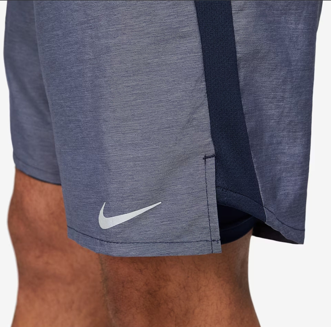 Nike Challenger Dri-Fit 7Inch Brief-Lined Running Shorts 'Obsidian/Heather-Reflective Silver'