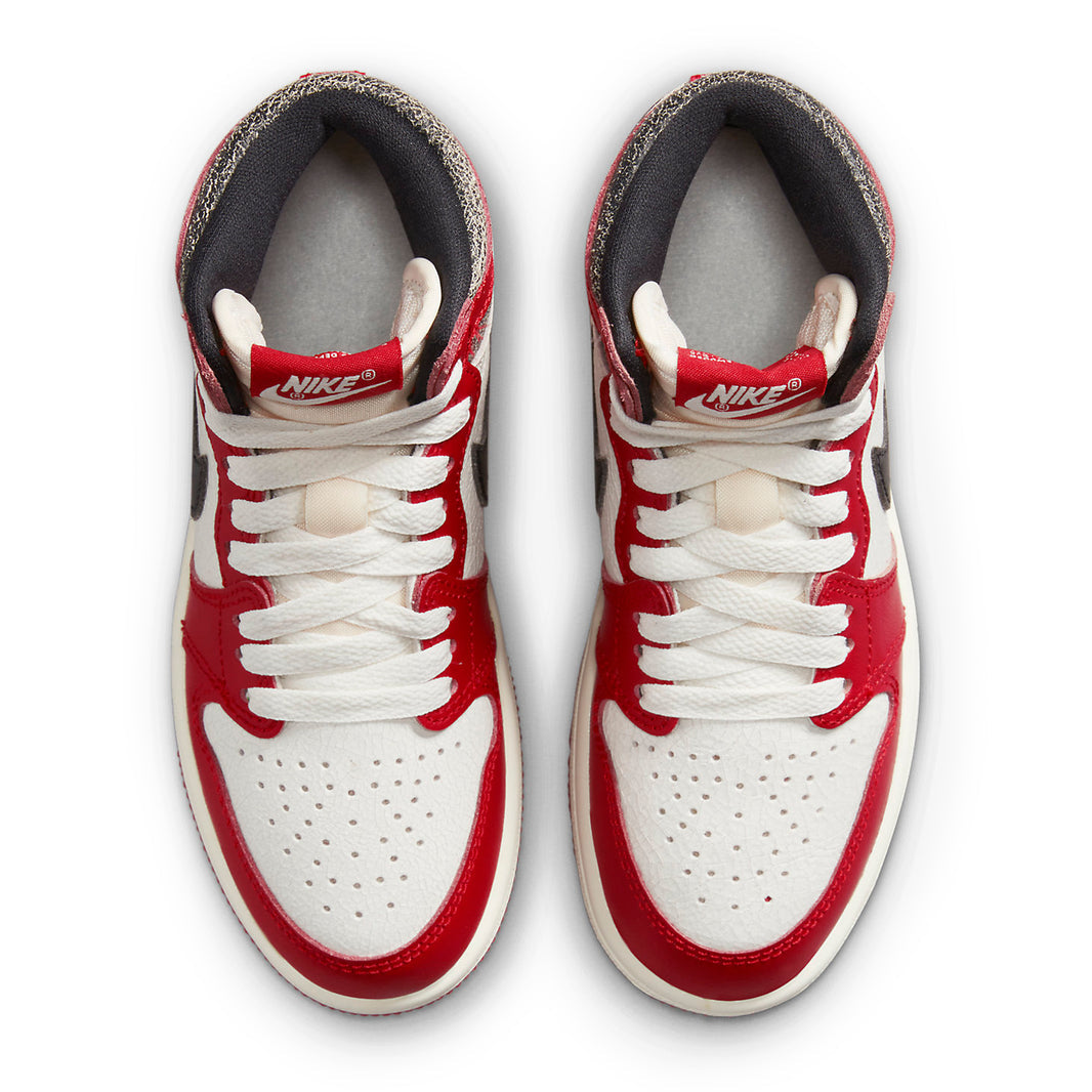 Air Jordan 1 Retro High OG (PS) "Chicago Lost & Found" 'Varsity Red/Black-Sail-Muslin'