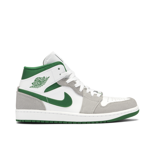 Air Jordan 1 Mid SE 'White/Pine Green-Smoke Grey'