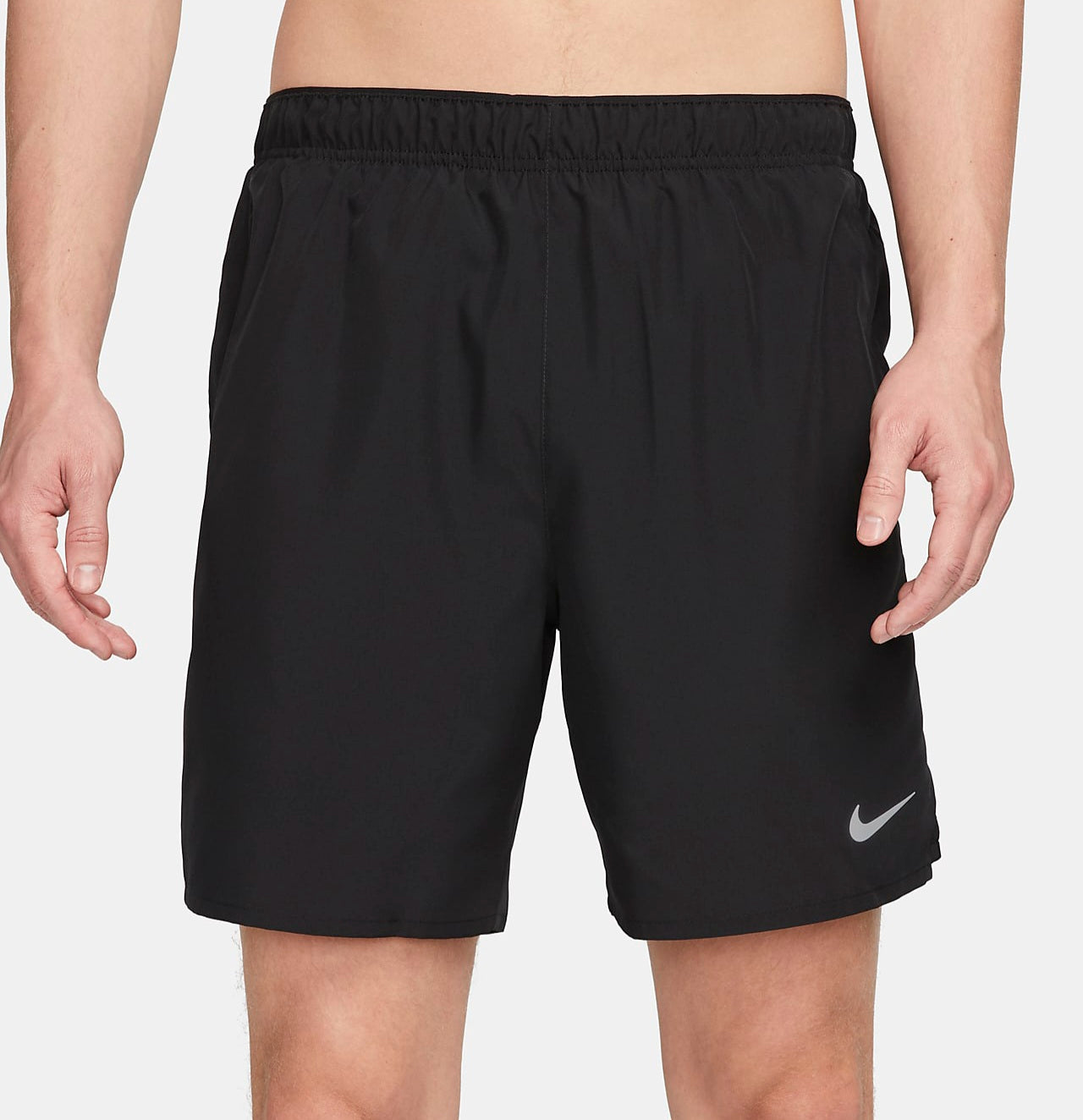 Nike Challenger Dri-Fit 7Inch Brief-Lined Running Shorts 'Black/Reflective Silver'