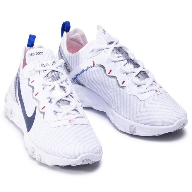 Nike React Element 55 "Euro Tour" White/Midnight Navy