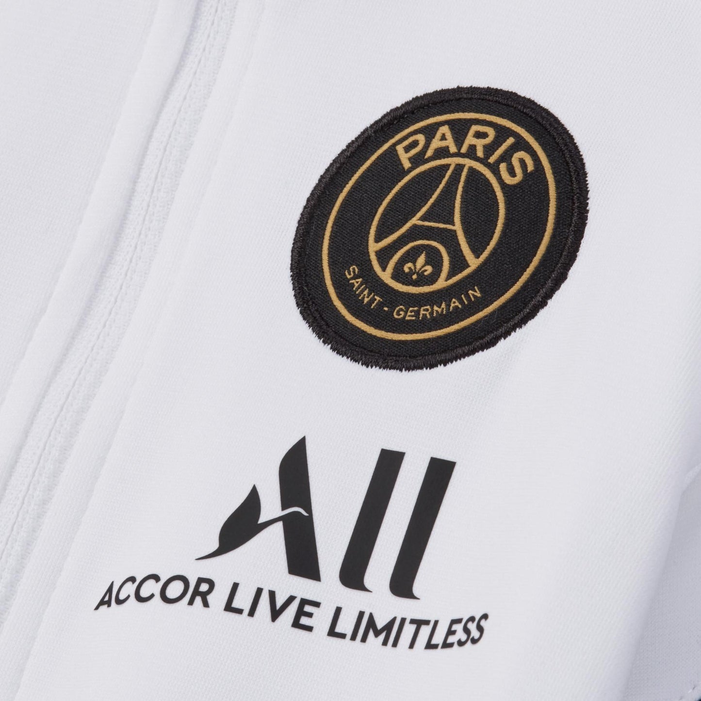 Jordan X Paris Saint-Germain Strike Baby Knit Football Tracksuit 'White/Black-Truly Gold'