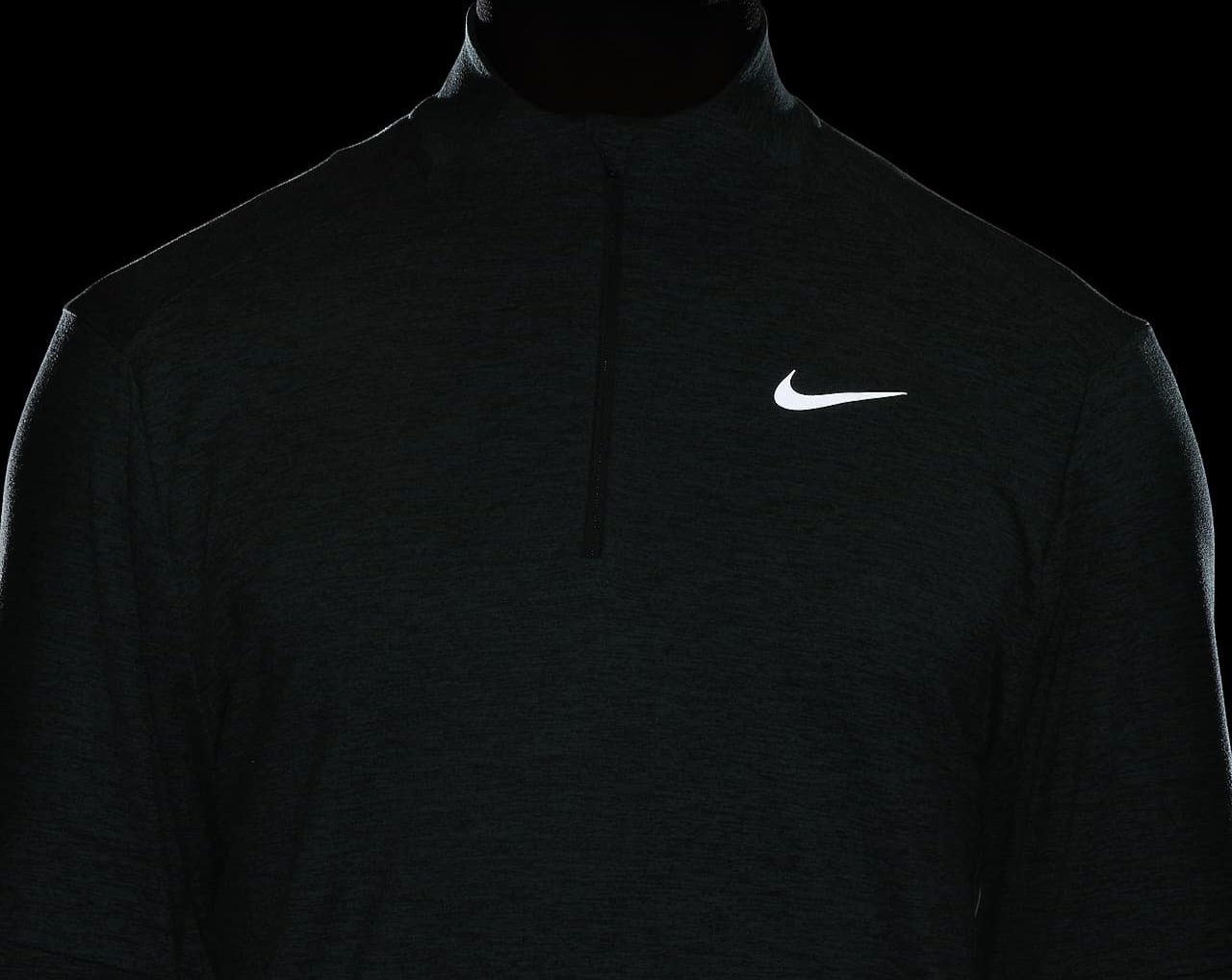 Nike Men's 1/4 Zip Textured 'Black'