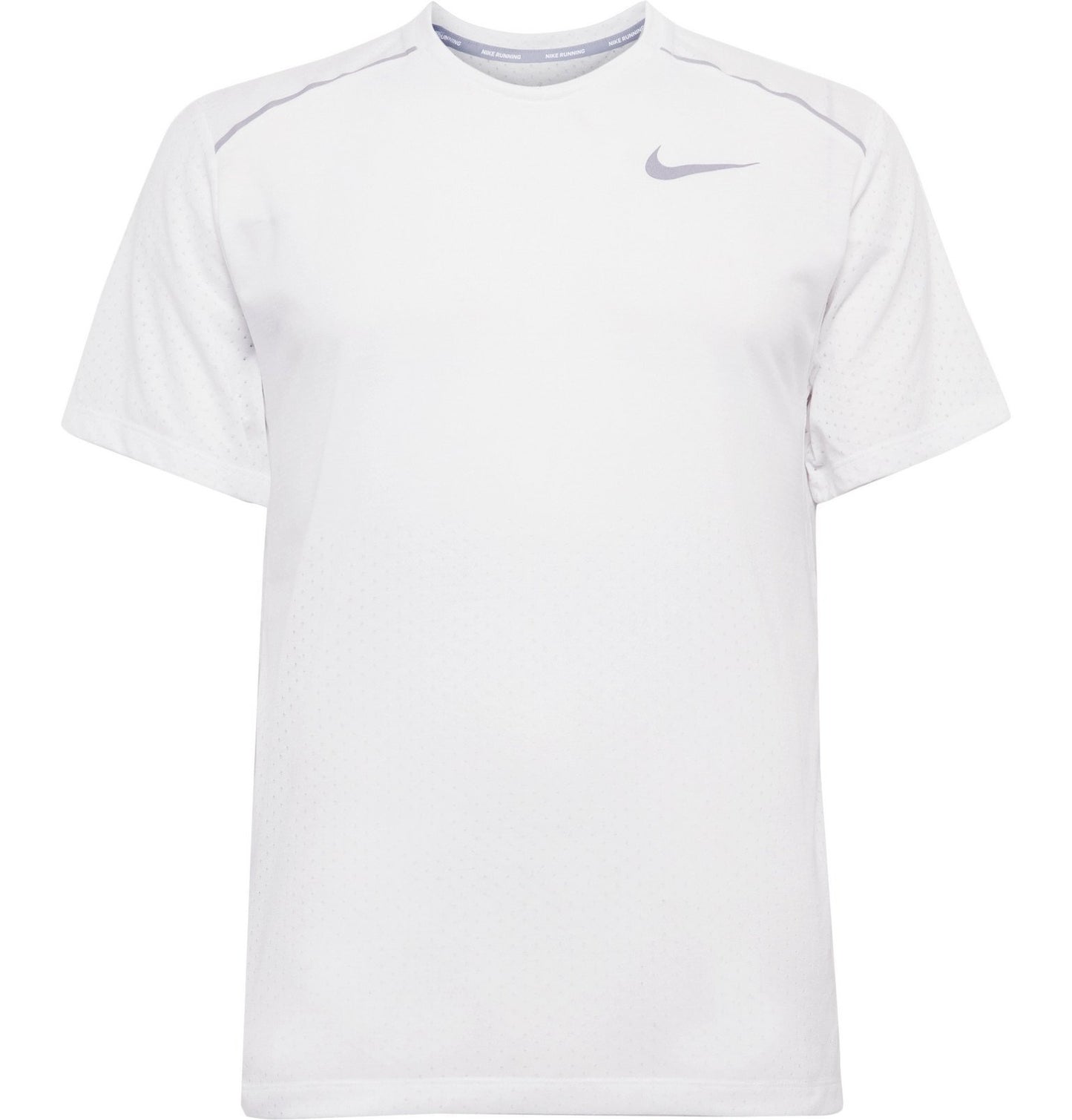 Nike Breathe Dri-Fit Miler 1.0 Running T Shirt 'White/Reflective Silver'