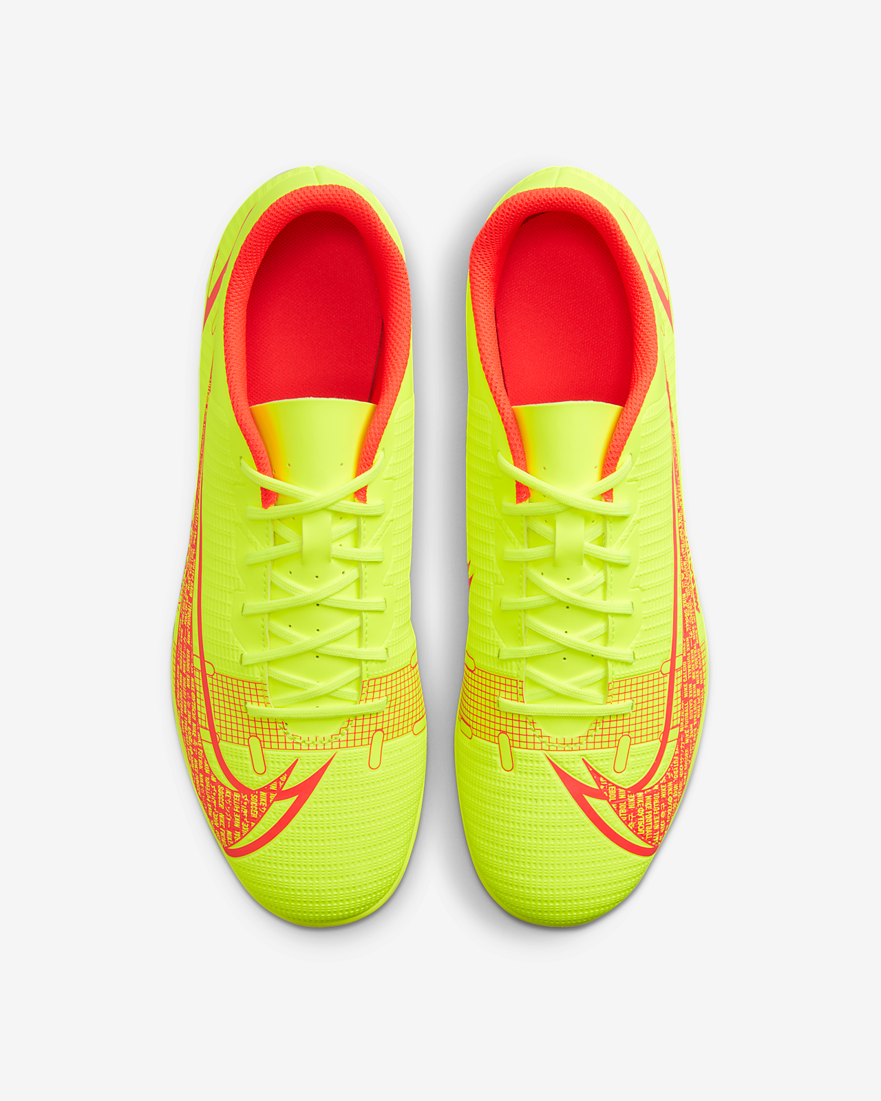 Nike Vapor 14 Club FG/MG 'Volt/Bright Crimson'