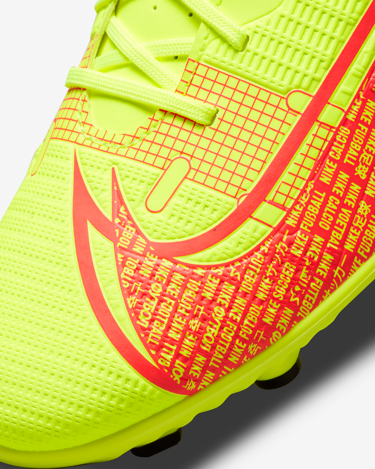 Nike Vapor 14 Club FG/MG 'Volt/Bright Crimson'