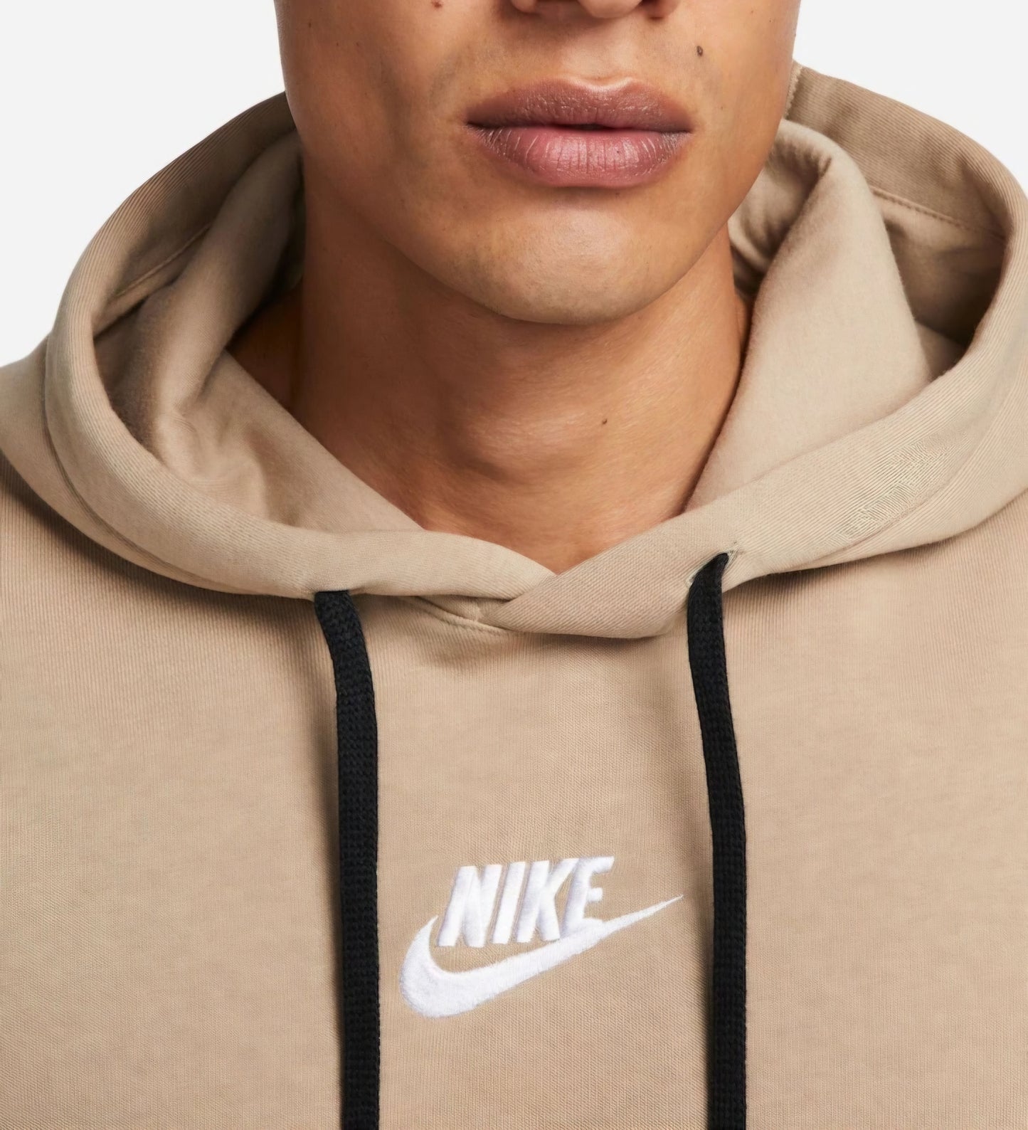 Nike Sportswear Essential Hooded Tracksuit (Beige)